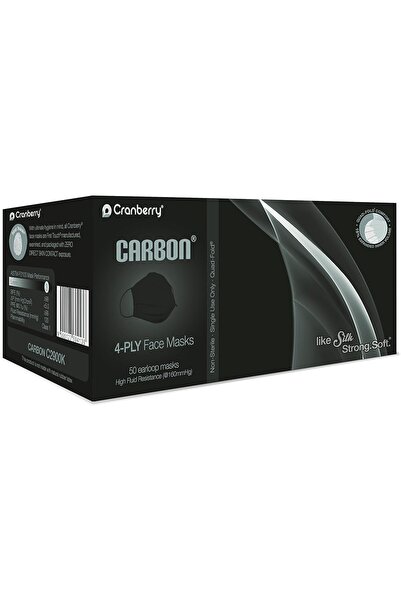 CRANBERRY كمامات وجه من الكربون C2900K من الولايات المتحدة الأمريكية، سوداء ا...
