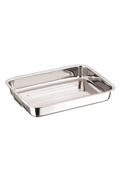 Carrefour Home Lasagna tray, stainless steel, 40 cm, Silver