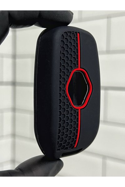 BARKAS ELEKTRONİK Renault Clio 5 Megane 4 Captur Kadjar Symbol Taliant Express Honeycomb Pattern Silicone Key Case Cover