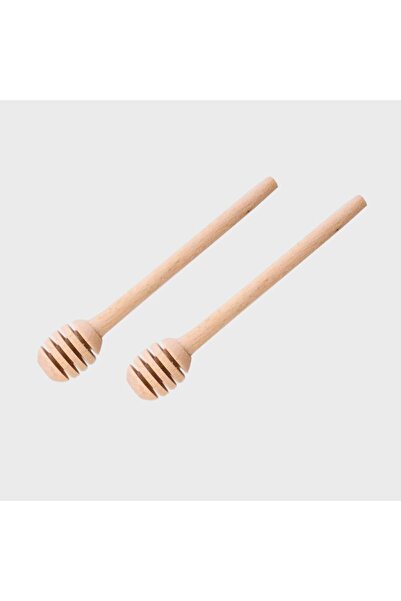 sepetra Wooden Honey Spoon 4 Piece Knife Set Wooden 4 Brown for 4 Persons Tr ...