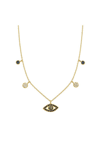 Venus Design Çelik Nazar Taşlı Kolye