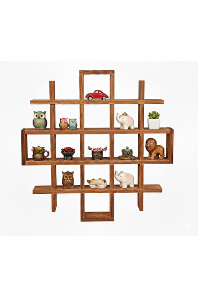 Sedefira Biblo Rafı Kupa Rafı Kahve Köşesi Rafı Bardak Tutucu Hediyelik Rafı