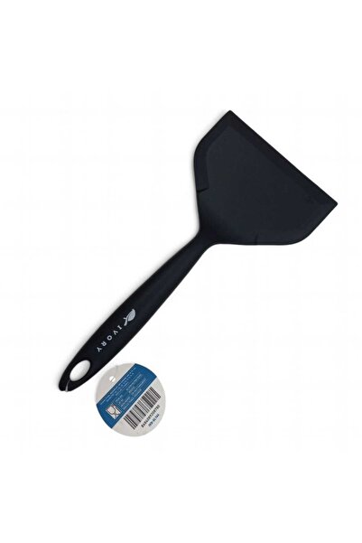 PAZAROLAY Ivory Wide Spatula Black
