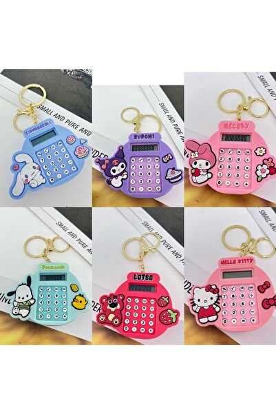Janva Anahtarlık Çanta süsü hem de hesap makinesi kuromi cinnamoroll my melod...