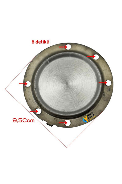 Ozba Ticaret Gizli Çay Kazanı, Semaver ve Cezve Rezistansı 220V 700 Watt 9,5 cm 6 Delikli