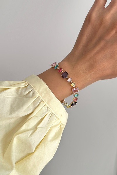 Okko Store سوار من أحجار الباجيت الملونة