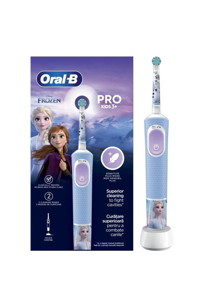 Oral-B Periuta de dinti electrica Vitality Pro Kids Frozen, pentru copii 3+ ani
