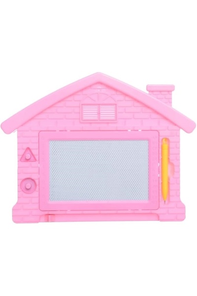 Aroma لوح رسم مغناطيسي للأطفال - لوحة رسم على شكل قلم، 20 × 25 سم، وردي