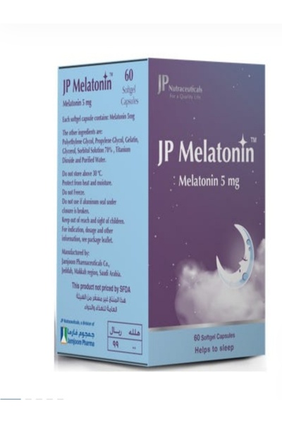 JAMJOOM PHARMA JP Melatonin 5 Mg 60 Capsules