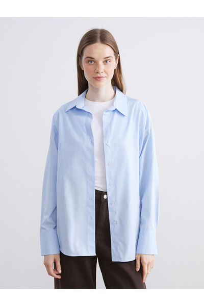 LC Waikiki اختيارات لامعة من متجر شاينينج ستور |   قميص نسائي من قماش البوبلي...