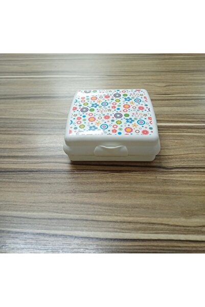 Tupperware Çiçek Desenli Beslenme Kabı