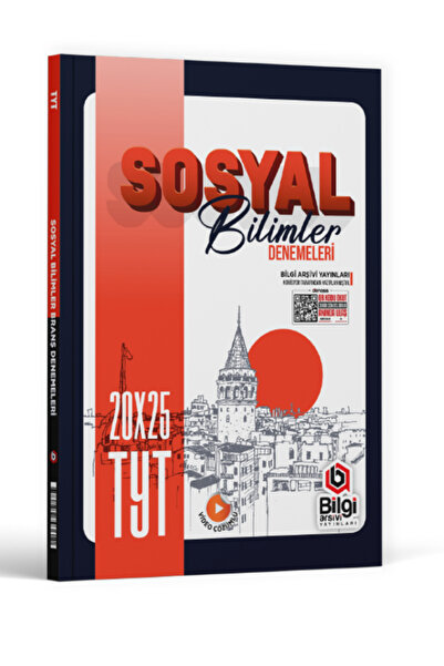 Alan Yayınları Bilgi Arşivi TYT Sosyal Bilimler 20 x 25 Denemeleri