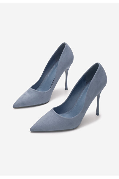 B T Shoes Modré lodičky do špičky Stepanie