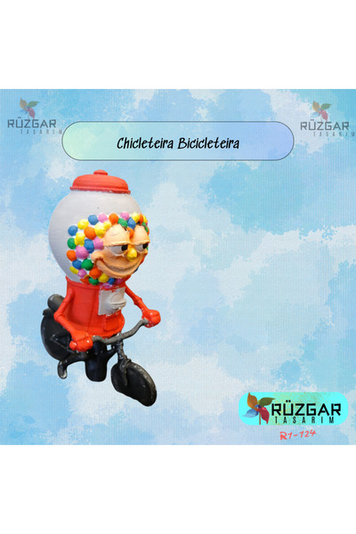 Rüzgar Tasarım Chicleteira Bicicleteira Tung Tung Sahur Karakteri 12 Cm Figür