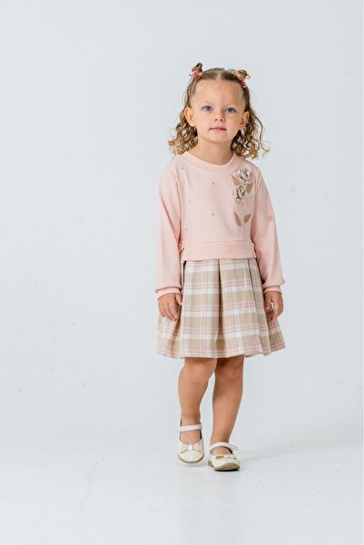 Moonstar Girl's Dress 1-4 Years Old 52045 Pink