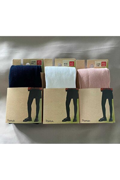 DÜVEN Памучни 3-пакет цветни чорапи за момичета