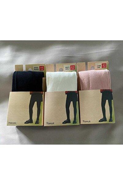 DÜVEN Памучни 3-пакет цветни чорапи за момичета