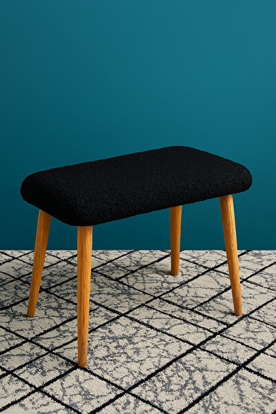 eda hacıoğlu edam bedding group Peluş Teddy Kumaş Pofidik Ahşap Ayaklı Geniş ...