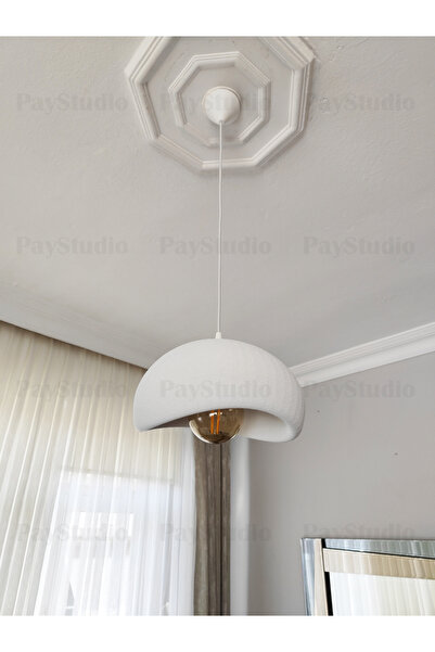PayStudio Beton Görünüm Tekli Sarkıt Avize Bohem Modern Rustik (E27 Ampul Hediyedir.)