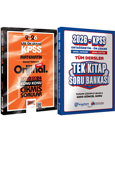 Yargı Yayınları Lise-Önlisans Matematik Orijinal 2010-2024 Konu Konu Çıkmış +...