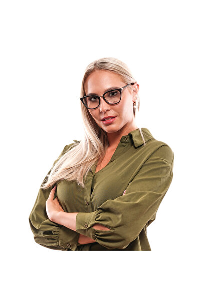 LOZZA Frame Eyeglasses, Unisex, VL4146 0BLK 52