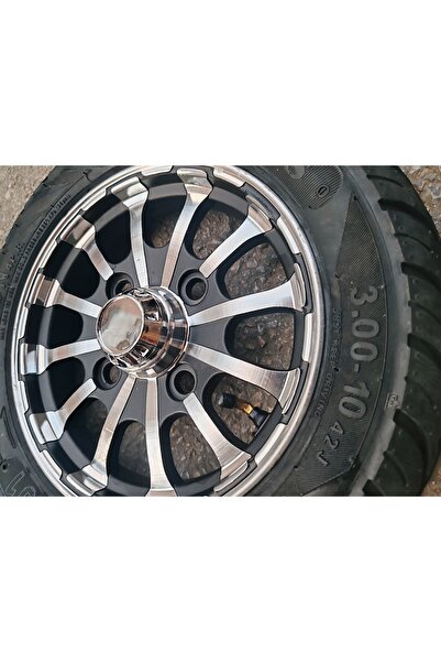 Yuki YK-61 CARETTA (Elektrikli) Arka jant kalın çelik dubleks 10 inç