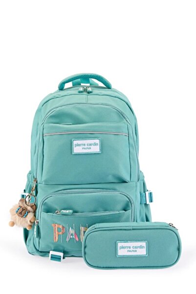 Pierre Cardin 07PC344-SET RUCSAC VERDE ȘI SUPORT PENTRU CREIOANE