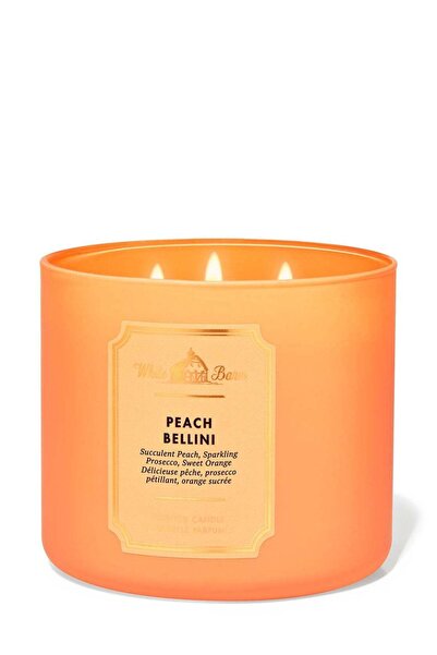 Bath & Body Works شمعة بيتش بيليني ذات الثلاث فتائل