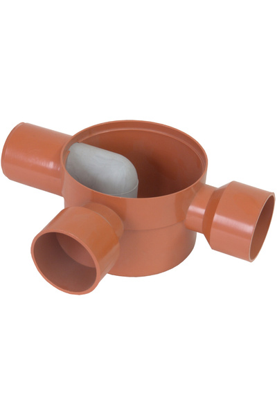 STYRON Sifon de pardoseală SL 2 intrări 90/180 grade dreapta STY653-D 80 mm 5...