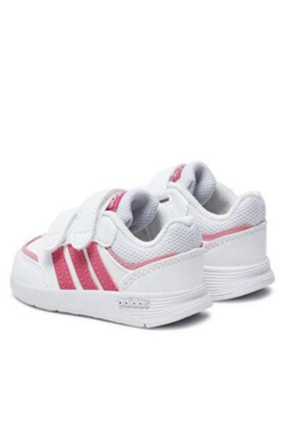 adidas Girls Sneakers White ADIDAS-JI1050 01F7 FTWWHT/PULMAG/BLIPNK
