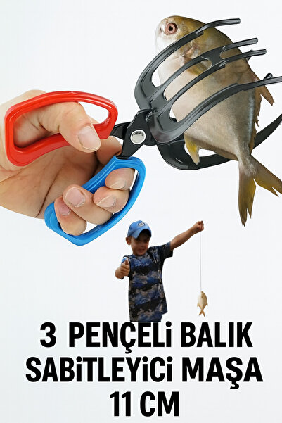 Yenilig 3 Pençeli 11 cm Balık Sabitleyici Maşa – Pratik, Güvenli ve Dayanıklı...