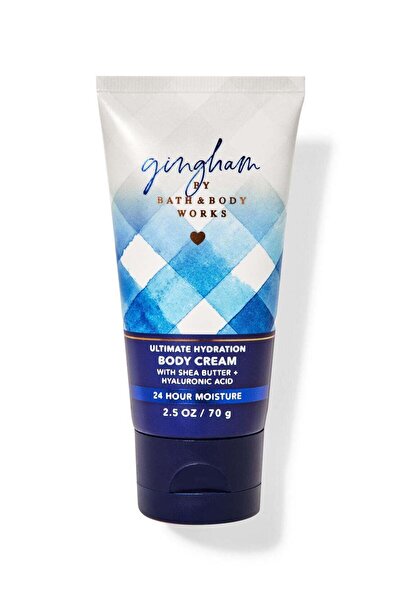 Bath & Body Works Gingham Travel Size Ultimate Hydration Body Cream