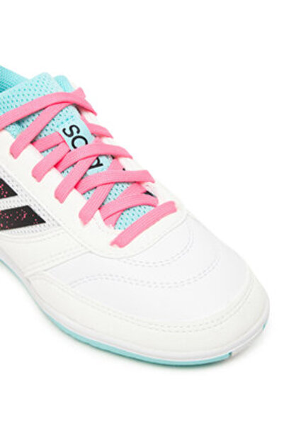 adidas Boys Soccer Shoes Multicolor ADIDAS-JR5392 01F7 FTWWHT/AURBLA/FLAAQU