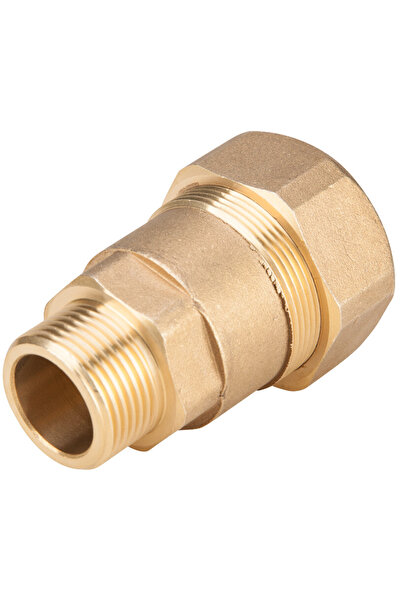 EVOSANITARY Conector rapid din alamă pentru țeavă metalică, 1 inch, 1 inch