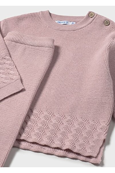 MAYORAL Pink Baby Girl Knitwear Set 2592