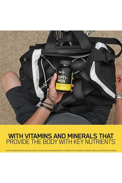 ON Optimum Nutrition (ON) Opti-Men, Vitamin C, Zinc and Vitamin D, E, B12 for Immune Support Mens Daily