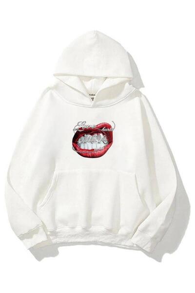 Violon Hanorac de iarnă unisex Lips Lip Hooded