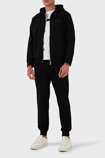 Armani Exchange Logo Printed Stretch Cotton Regular Fit Hooded Sweat Men's Sweat Xm001293 Af20934