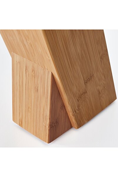 IKEA HYVLA Knife block, bamboo