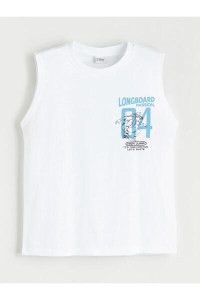 LC Waikiki Αγορίστικο εσώρουχο με στάμπα Özmarka New Season Crew Neck