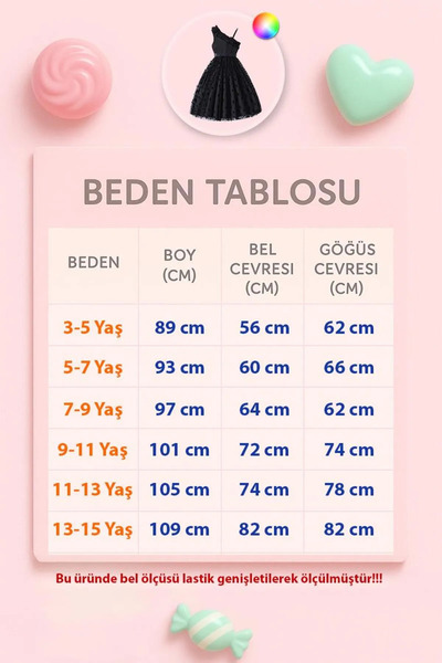 LILYMOON Kız Çocuk Prenses Model Tül Abiye Elbise -Özel Gün Davet Abiyesi