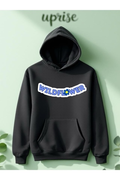 Vordevia Φούτερ Oversize 3 Τηλέφωνο από βαμβάκι με τύπωμα Wildflower