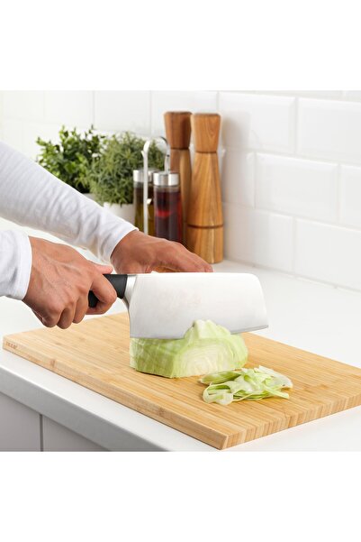 IKEA VÖRDA Chinese chopper, black, 18 cm