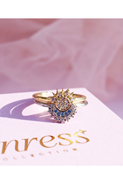 Yenress Collection Ay ve Güneş Arkadaşlık Yüzüğü