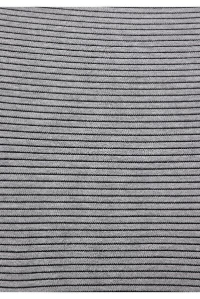 Colin's Tricou cu mânecă lungă gri pentru bărbați, cu gât rotund, cu croiala normală