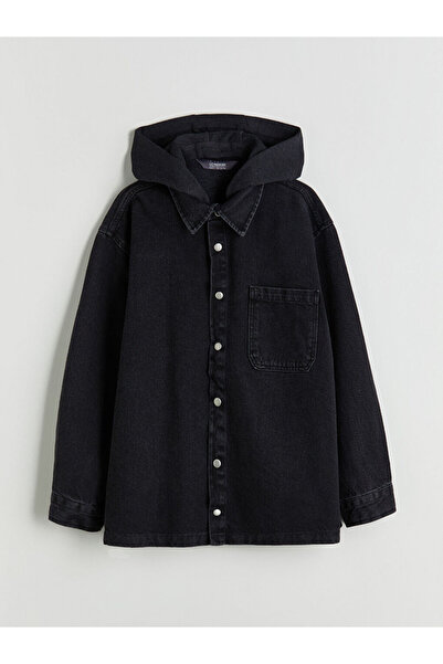 LC Waikiki Basic Erkek Çocuk Jean Gömlek