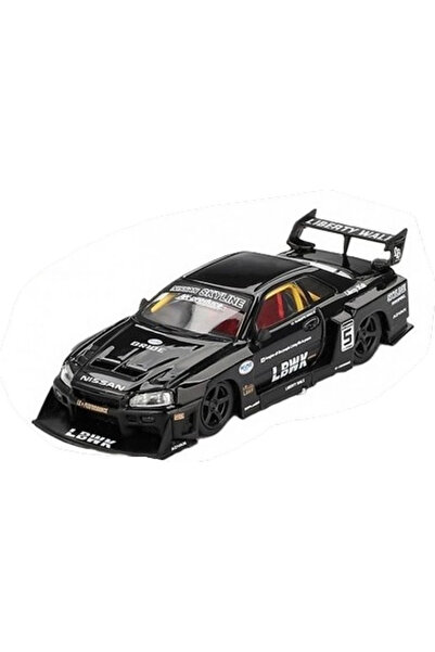 Eldenör Mini Gt 1/64 Nissan Lb-Er34 Super Silhouette Skyline Black - Blister Pack