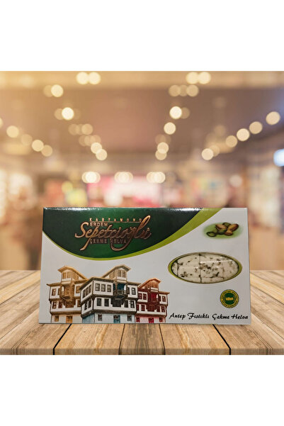 KASTAMONU ERDEM SEPETÇİOĞLU ÇEKME HELVA ANTEP FISTIKLI BÜYÜK DİLİM KLASİK PAK...