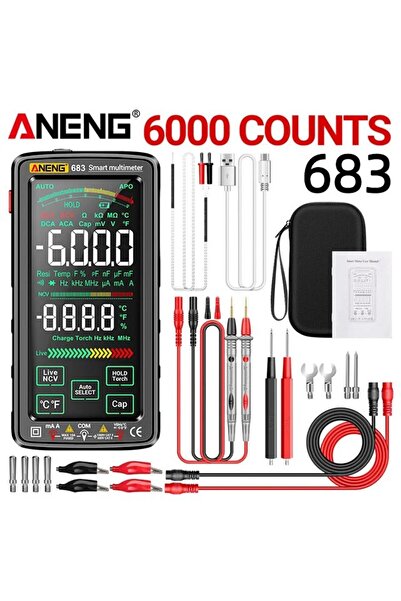 Choice1 683 black pro ANENG 683 6000 Counts Professional Multimeter AC/DC Vol...