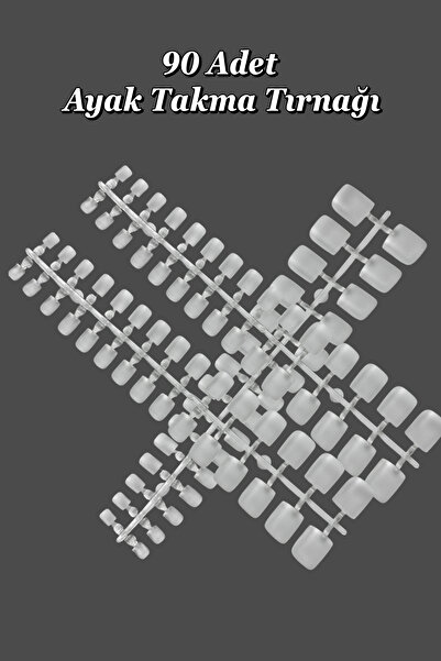 Easy Beauty 90 Adet Ayak Takma Tırnağı Yeni Nesil Jel Takma Tırnak Her Beden ...